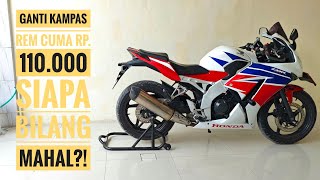 Ganti Kampas rem KNZ CBR250R RWB [upl. by Rusel135]