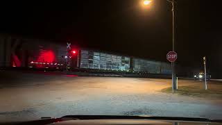 A late night UP manifest rolls through Millsap Tx [upl. by Mcgregor]