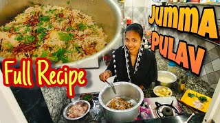 Noor ki Special Jumma Pulav Recipe  pulav Recipe  Mrsarfaraz Vlog [upl. by Dickson]