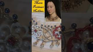 A Reproduction Medieval Collar  Maria Portinaris Necklace Upclose [upl. by Eillam]