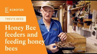 Trevs Bees  Honey Bee feeders and feeding honey bees [upl. by Doris]