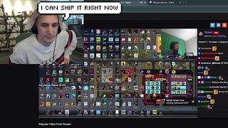 xQc reacts to Forsen wanting the Minecraft Trophy [upl. by Nitsud]