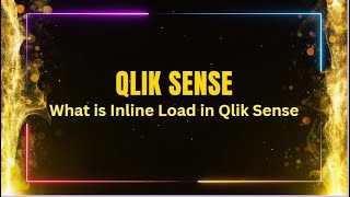 Qlik Sense interview Questions in Telugu  Inline load in Qlik Sense [upl. by Marquez454]