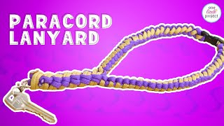 DIY Paracord Lanyard  How to Make Paracord Lanyards [upl. by Steel]