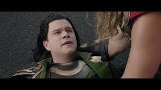 THOR RAGNAROK MATT DAMON SCENE FUNNY [upl. by Ayle]