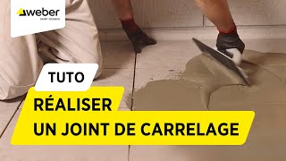 Comment réaliser un joint de carrelage  Weber [upl. by Haisej]