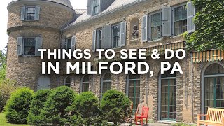 6 Places to Visit around Milford PA  Pocono Mountains [upl. by Suivatram852]