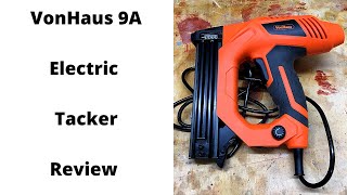 VonHaus 9A Electric Staple Gun amp Nailer UK onlyreview [upl. by Tedric784]