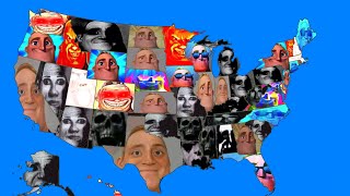 Mr Incredible becoming CannyUncanny Mapping You live in the USA [upl. by Granny]