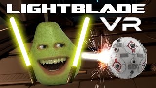 Annoying Orange  LIGHTBLADE VR Lightsaber Sim [upl. by Eedia]