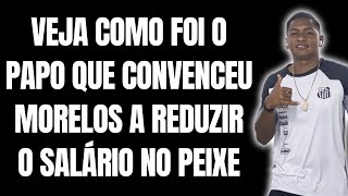 ELE FICA  MORELOS REDUZ SALÁRIO E CARILLE CONTA COM MAIS UM CENTROAVANTE NO SANTOS [upl. by Dubois]