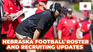 Nebraska football roster and recruiting updates plus hoops predictions [upl. by Ynnor]