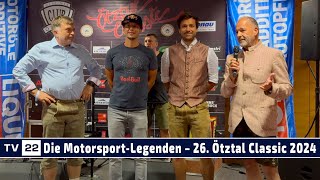 MOTOR TV22 MotorsportLegenden Jost Capito Patrick Friesacher und Clemens Schmid  Ötztal Classic [upl. by Crary]