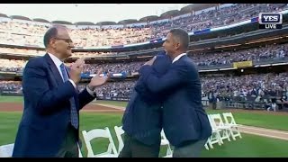 Yankees Core Four introduced on Derek Jeter Night [upl. by Loren718]