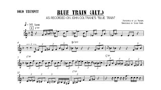 Lee Morgan  Blue Train Alternate Take Bb Transcription [upl. by Rubma821]