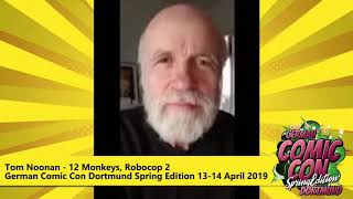 Tom Noonan  German Comic Con Dortmund Spring 2019 [upl. by Adnohsel]