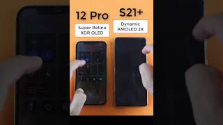 Super Retina XDR OLED vs Dynamic Amoled 2X 120hz Shorts [upl. by Papageno149]