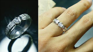 how to make silver ring for women  handmade jewelry [upl. by Chun]