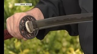 how its made  katana  Japanese sword كيفية صناعة السيف الياباني [upl. by Jelene]