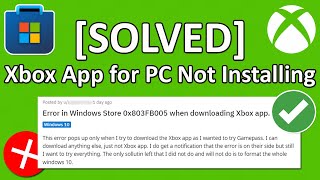 FIXED Xbox App For PC Not Installing 2023  Something Unexpected Happened FIX [upl. by Mima645]