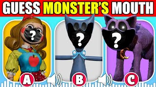 Guess The Monsters By Their MOUTH  Poppy Playtime Chapter 3  Smiling Critters [upl. by Sylirama894]