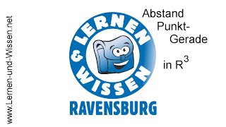 Abstand Punkt Gerade by Lernen und Wissen [upl. by Guendolen]