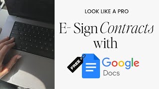 Contract Signing Made Easy Googles ESignature Guide [upl. by Yemane]