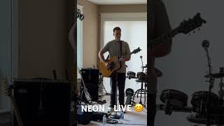 NEON John Mayer Cover Live Acoustic Travis Petersen acousticcover johnmayer neon neoncover [upl. by Nodnart543]