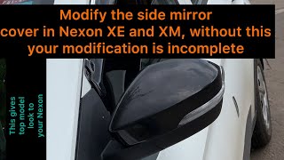 TATA Nexon XM  Outside Mirror Skull cap upgrade [upl. by Federica633]