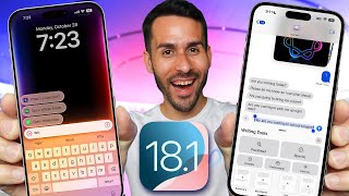 iOS 181  Llega la INTELIGENCIA Artificial Grabar Llamadas y 70 Nuevas Funciones [upl. by Anoed765]