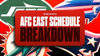 2024 NFL schedule breakdown for EVERY TEAM in the AFC East  CBS Sports [upl. by Nico343]