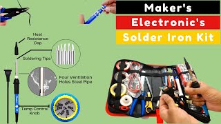 Best Soldering Iron Kit for Beginners and Makers [upl. by Ellemrac]