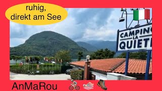 🇮🇹 Lago Maggiore Verbania Camping La Quiete am MergozzoSee mit Drohnenflug Italien [upl. by Nolly]