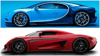 Bugatti Chiron Vs Ferrari LaFerrari Koenigsegg Jesko McLaren 765LT DRAG RACE 1 Mile [upl. by Eseret]