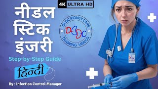 Needle Stick Injury in Hindi  Needle Prick Injury  NSI  Step by Step Guide  dcdc ttt nabh [upl. by Trik537]