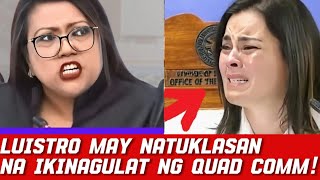 CONG LUISTRO AYAW PAAWAT MAY NATUKLASAN TUNGKOL SA CONFIDENTIAL FUNDS NI VP SARA [upl. by Nadine488]