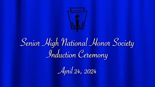 Senior High National Honor Society Induction Ceremony 42424 [upl. by Ahsenar413]