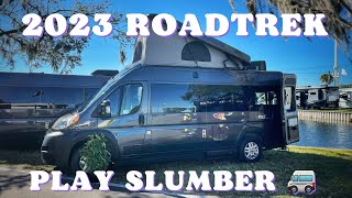 Introducing ALL NEW 2023 Roadtrek Play Slumber Sleeps 4  Promaster [upl. by Anaeda]