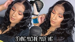 How to  Make a Closure Wig on Sewing Machine [upl. by Leahey]