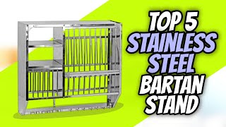 Top 5 Best Stainless Steel Bartan Stand In India 2024  Bartan Stand Under 2000  Utensils Rack [upl. by Garry]