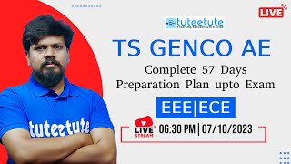 TS GENCO  EEE amp ECE  Complete 57 Days Preparation Plan upto Exam genco tsgenco [upl. by Rehtse266]