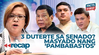 3 Duterte sa Senado bastusan na Leila de Lima explains [upl. by Talmud47]