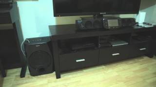 Sony HTGT1 Party LED Sound Bar Review [upl. by Adnorehs]