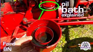 Ford 8N oil bath air filter explained Do NOT make this mistake [upl. by Enidaj]