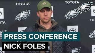 Nick Foles Starting at QB Again in Week 16  Eagles Press Conference [upl. by Alasdair]