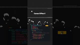 Cursor effect [upl. by Ayotol]