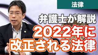 2022年に改正される重要法律を一挙に解説 [upl. by Catt851]