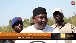 President Barrow Commences The West Coast Region Leg Of Meet the People Tour [upl. by Adnuhsal467]