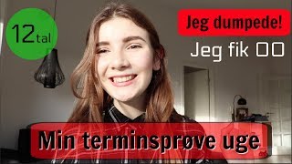 Terminsprøver vlog  Jeg dumpede [upl. by Akemal]