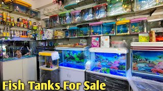 Fish Tanks For Sale At Star Aquarium Shop In Subhash Nagar  Imported amp Hand Made Aquariums Delhi [upl. by Aihsyn]